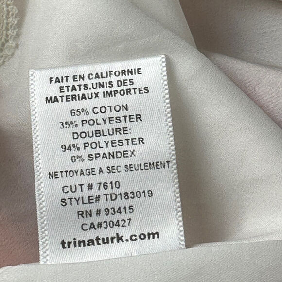 trina turk visalia striped sleeveless dress Size 4 - Picture 6 of 7